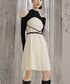 Cutout Layered Top & Dot Dress Co-ord